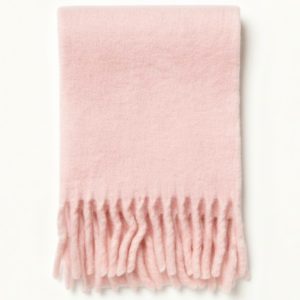 Cream wool scarf